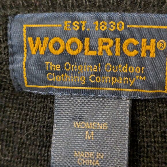 Woolrich Black Floral Embroidered Women's Jacket - Picture 5 of 7